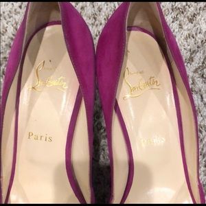 Christian Louboutin Greissimo 85 Hot Pink Suede